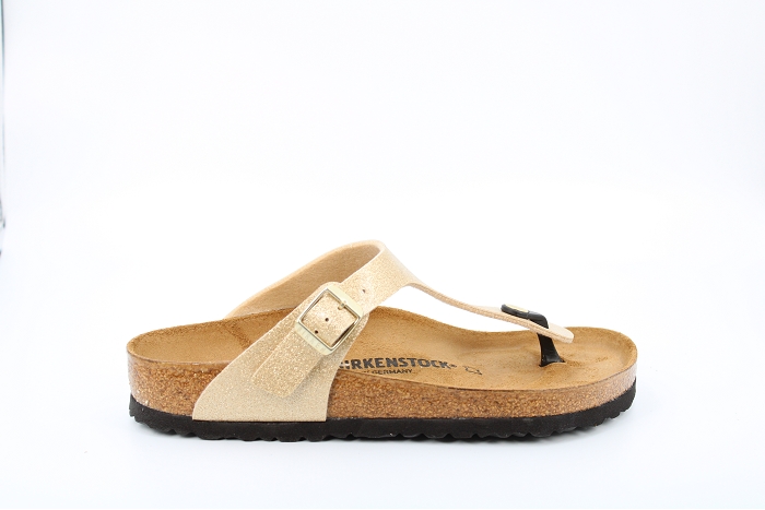 Birkenstock mule gizeh pailette or