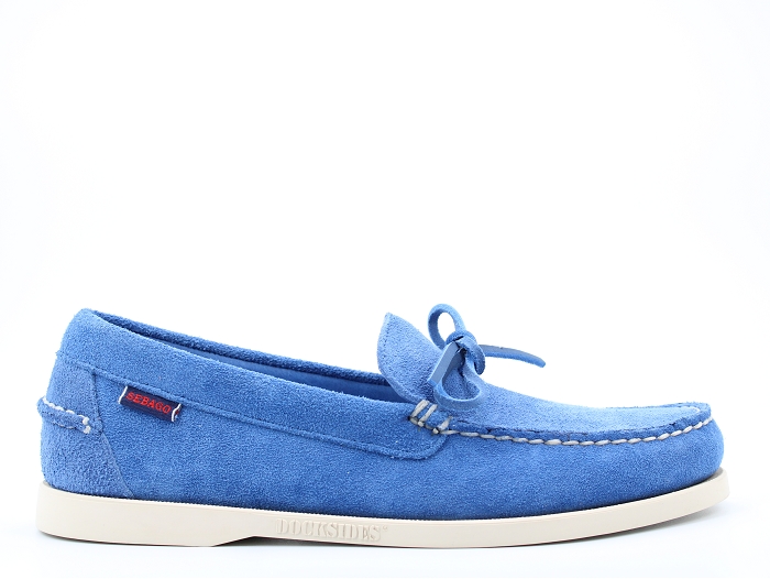 Sebago mocassin docksides schoodic bleu