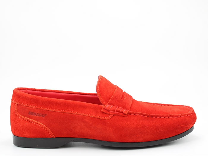 Sebago mocassin byron rouge