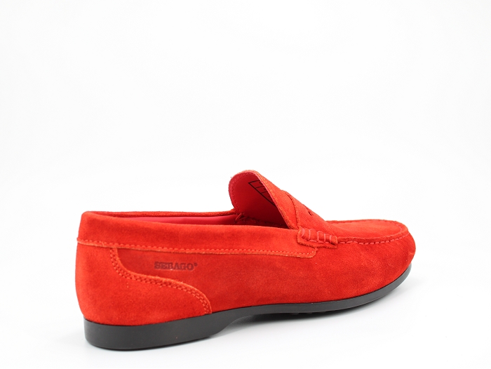 Sebago mocassin byron rouge2283305_4