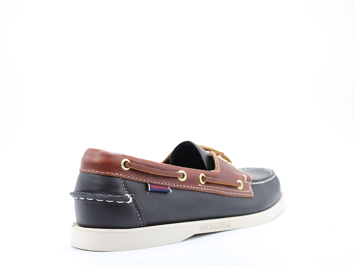 Sebago bateau docksides portland bleu2283401_4