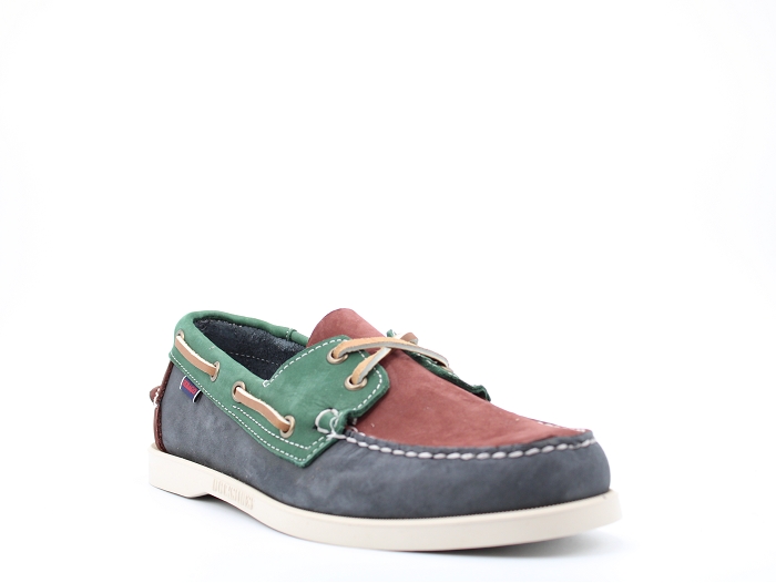 Sebago bateau docksides portland vert2283502_2