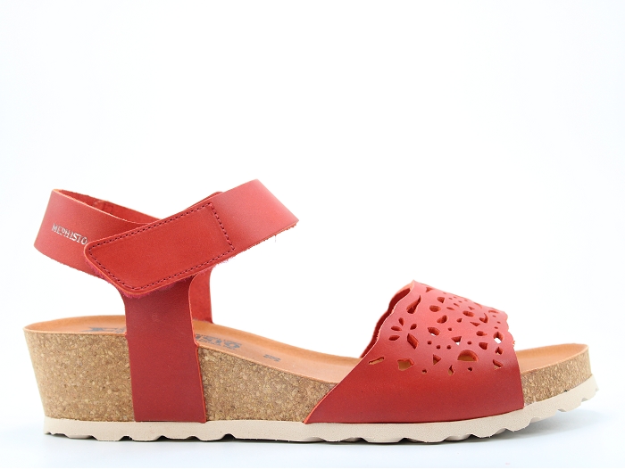 Mephisto sandale raphaela rouge