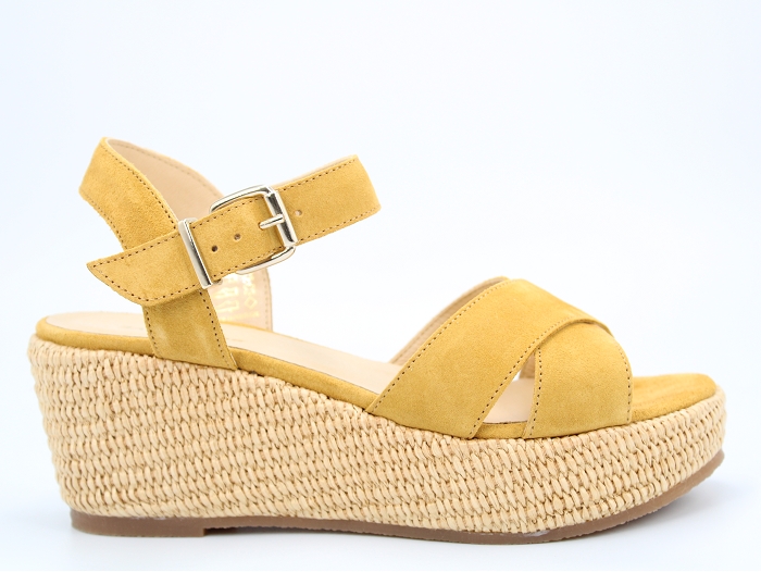 Schmoove sandale luna sandale cowsuede jaune