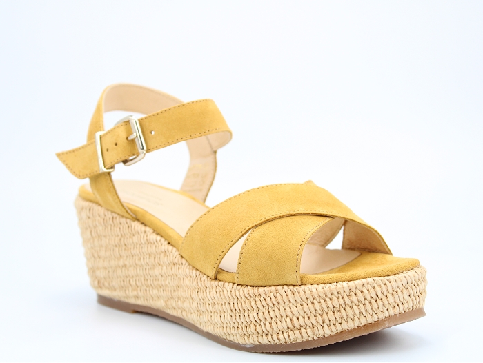 Schmoove sandale luna sandale cowsuede jaune2289503_2