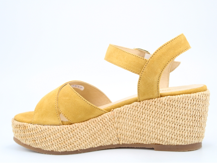 Schmoove sandale luna sandale cowsuede jaune2289503_3