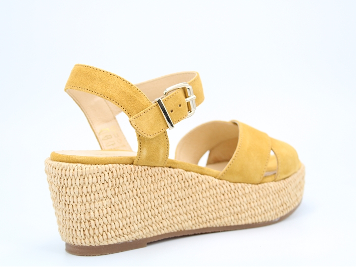 Schmoove sandale luna sandale cowsuede jaune2289503_4