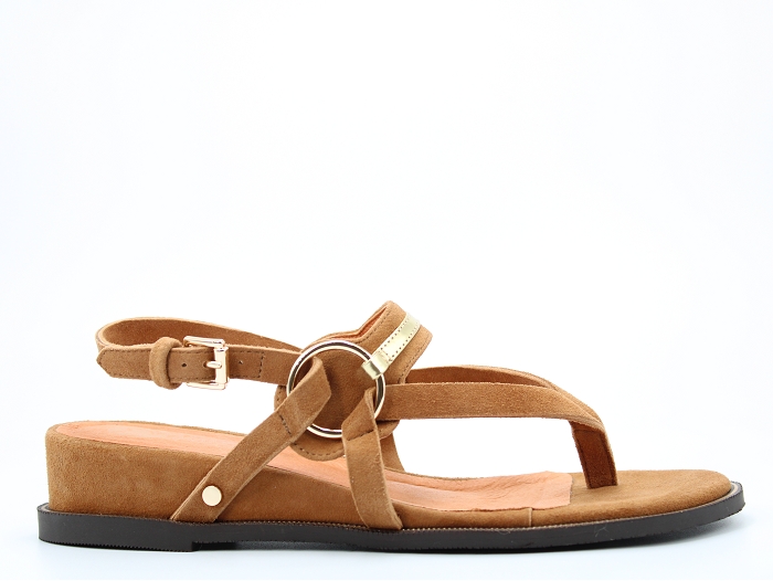 Mamzelle sandale orpin marron