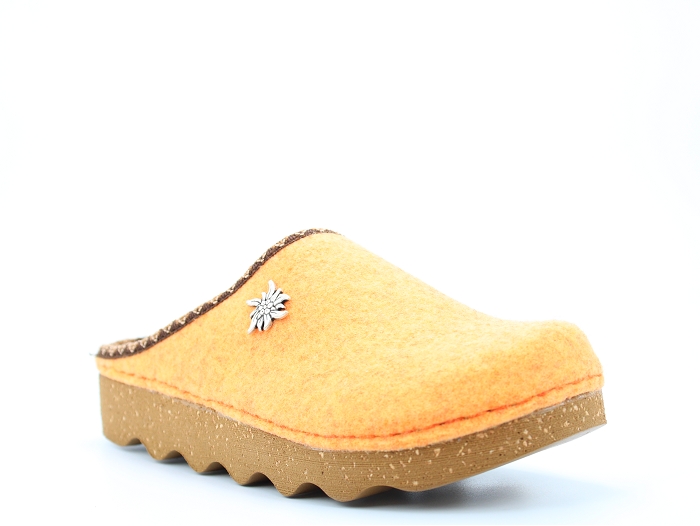 Ouf besnard chaussons madlyne orange2290401_2