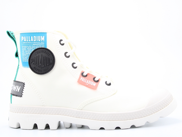 Palladium botte et bottine pampa lite ovb neon blanc