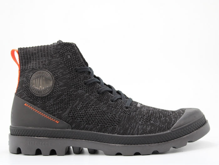 Palladium botte et bottine pampa hi lite knit noir