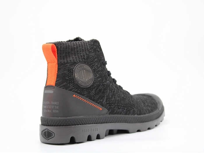 Palladium botte et bottine pampa hi lite knit noir2292601_4