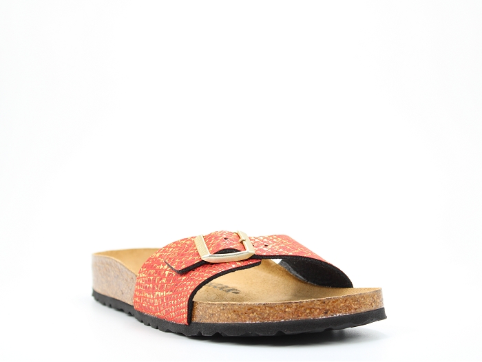 Birkenstock mule madrid shiny pyhton rouge2294403_2