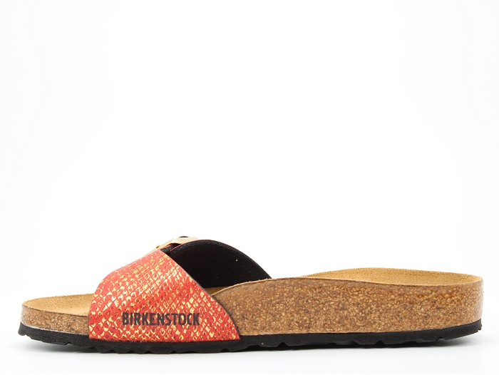 Birkenstock mule madrid shiny pyhton rouge2294403_3