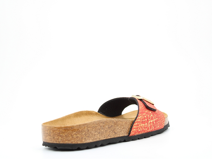 Birkenstock mule madrid shiny pyhton rouge2294403_4