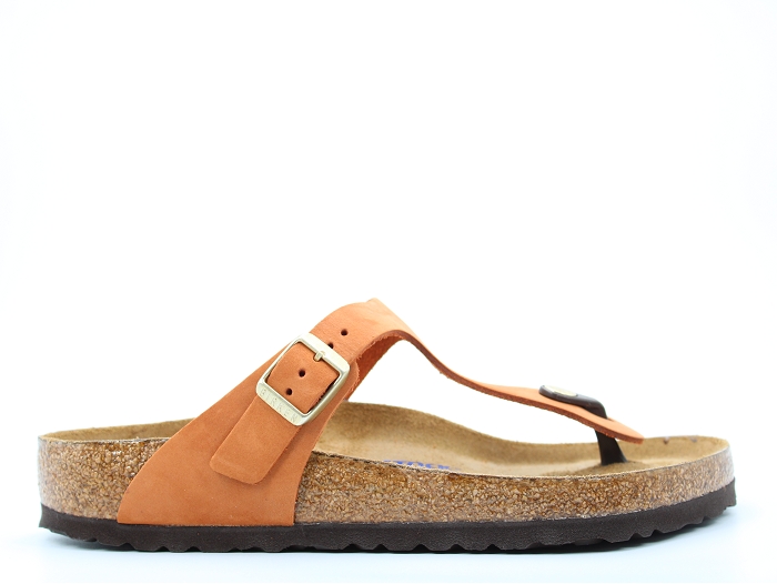 Birkenstock mule gizeh sfb orange