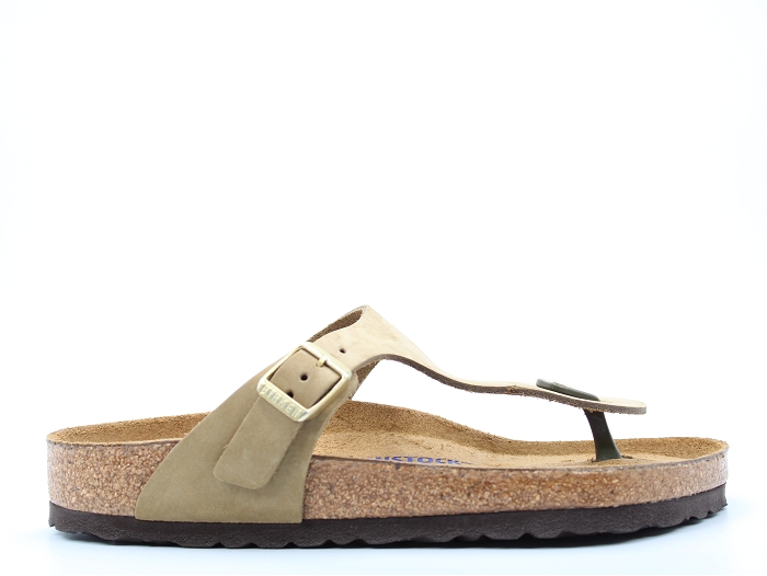 Birkenstock mule gizeh sfb vert