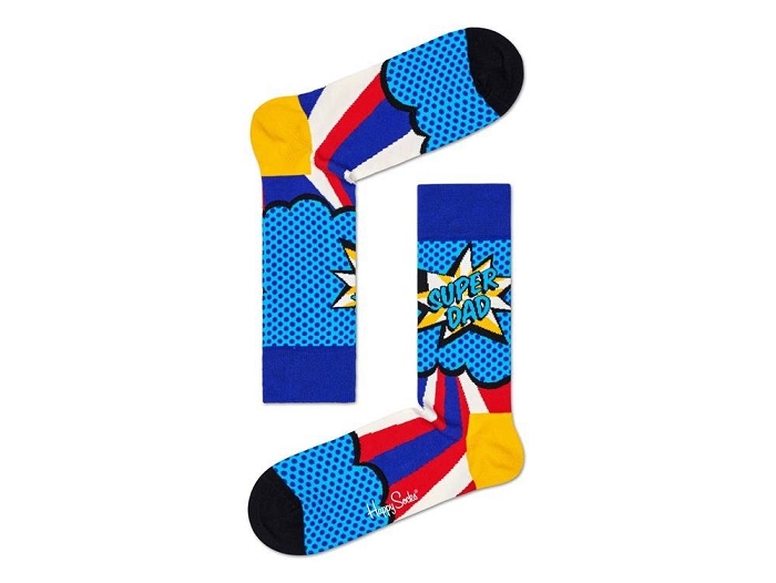 Happy socks chaussettes chaussettes super dad multi