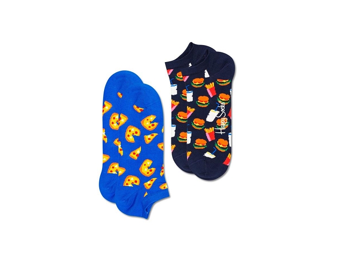 Happy socks chaussettes chaussettes 2pack low junk food multi