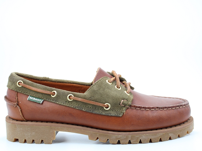 Sebago bateau trickey lug marron