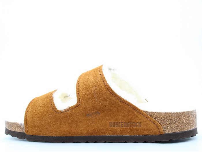 Birkenstock mule arizona shearling marron2324201_3