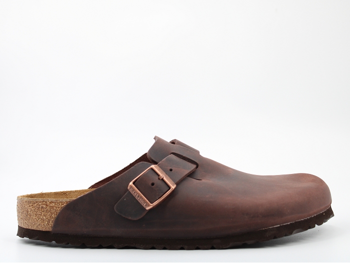 Birkenstock mule boston oiled marron