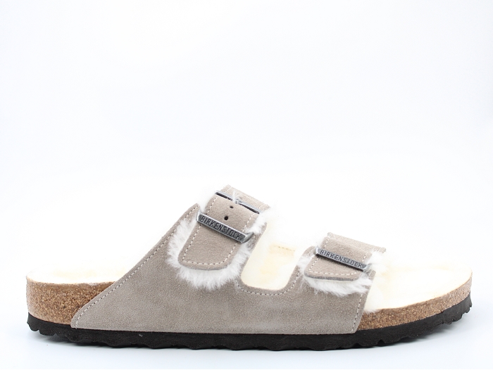 Birkenstock mule arizona shearling gris