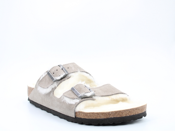 Birkenstock mule arizona shearling gris2325302_2