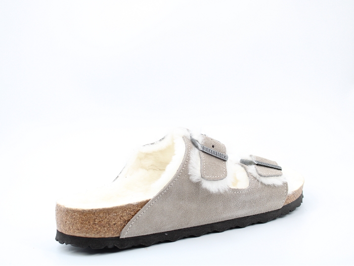 Birkenstock mule arizona shearling gris2325302_4