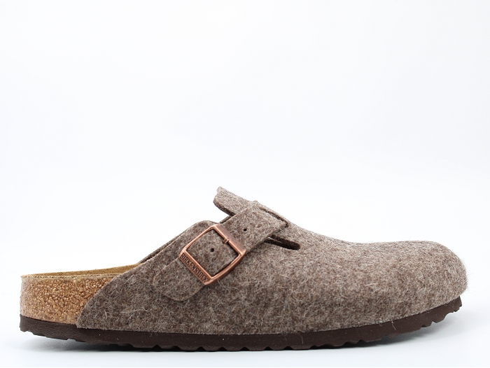 Birkenstock mule boston wooly marron