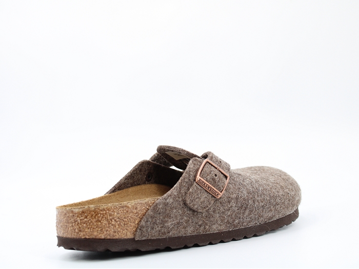 Birkenstock mule boston wooly marron2325502_4