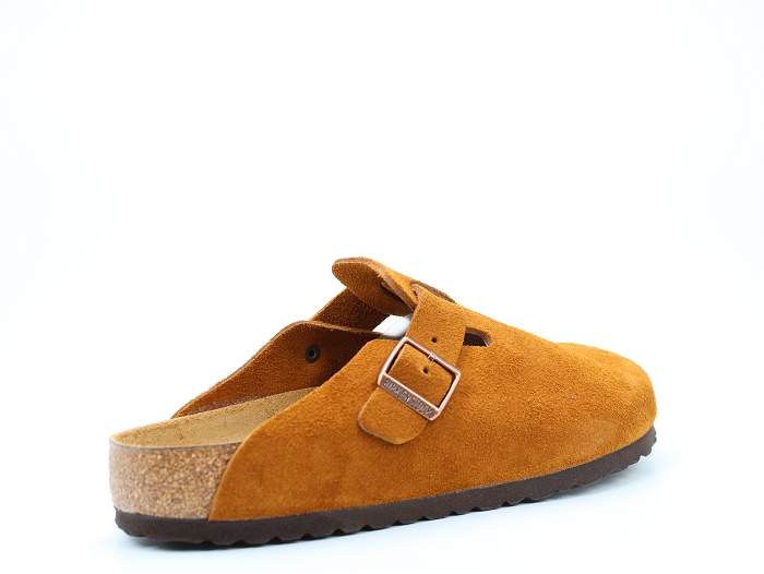 Birkenstock mule boston suede marron2325702_4