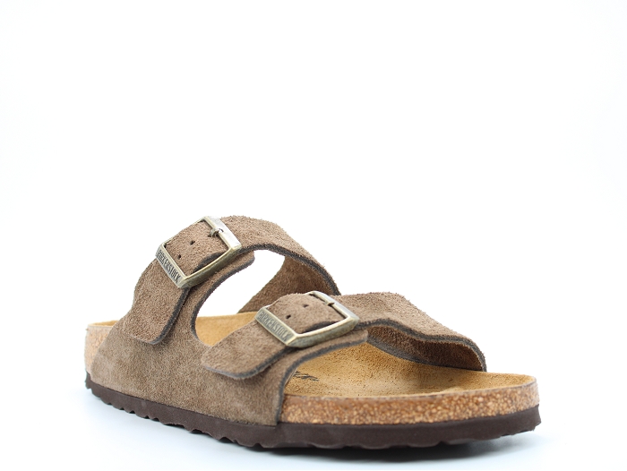 Birkenstock mule arizona suede gris2325801_2