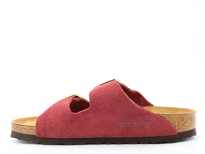 Birkenstock mule arizona suede rouge2325802_3