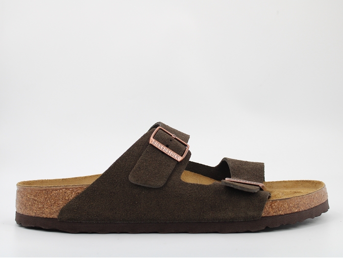 Birkenstock mule arizona suede marron