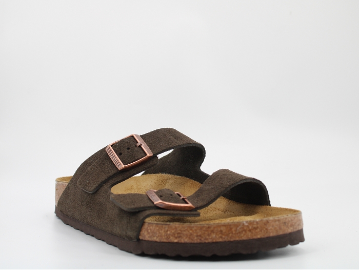 Birkenstock mule arizona suede marron2325804_2