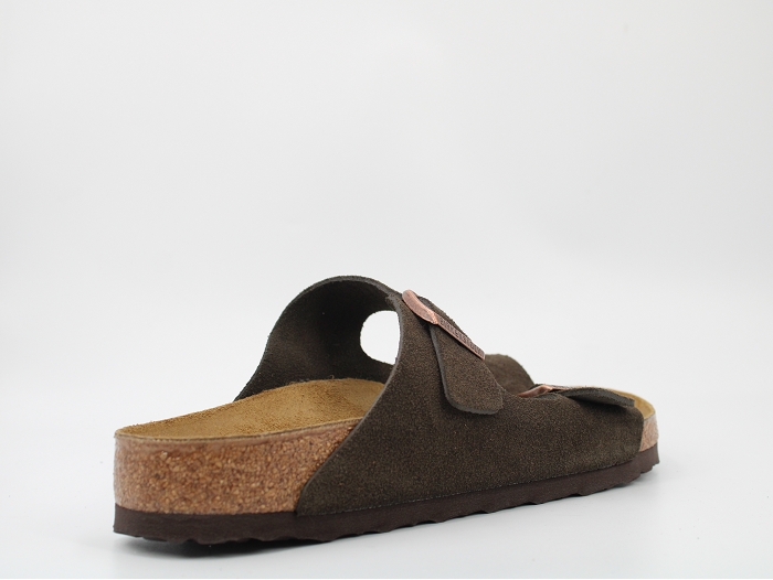 Birkenstock mule arizona suede marron2325804_4