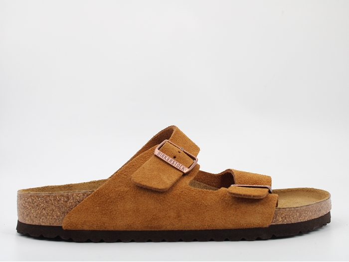 Birkenstock mule arizona suede marron