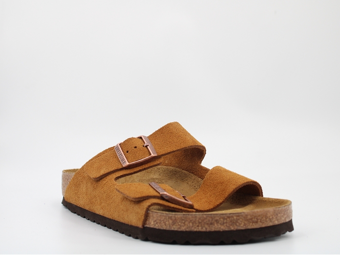 Birkenstock mule arizona suede marron2325805_2