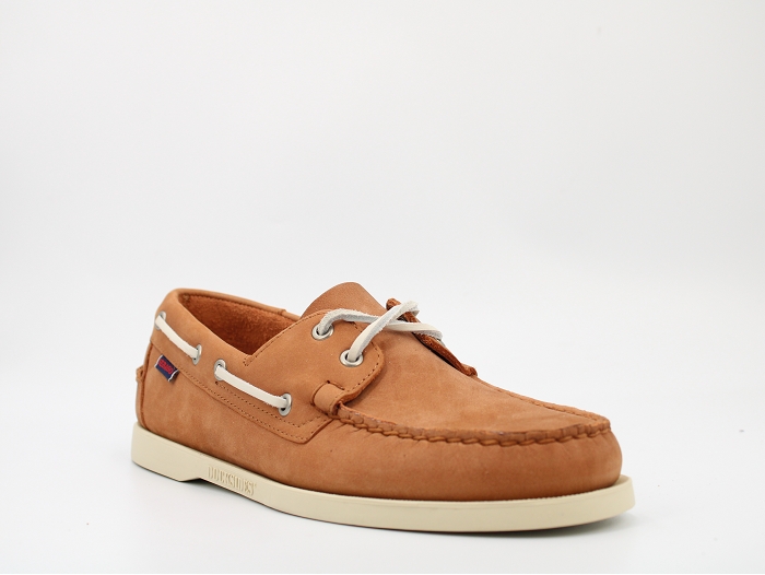 Sebago bateau docksides nubuck marron2336201_2