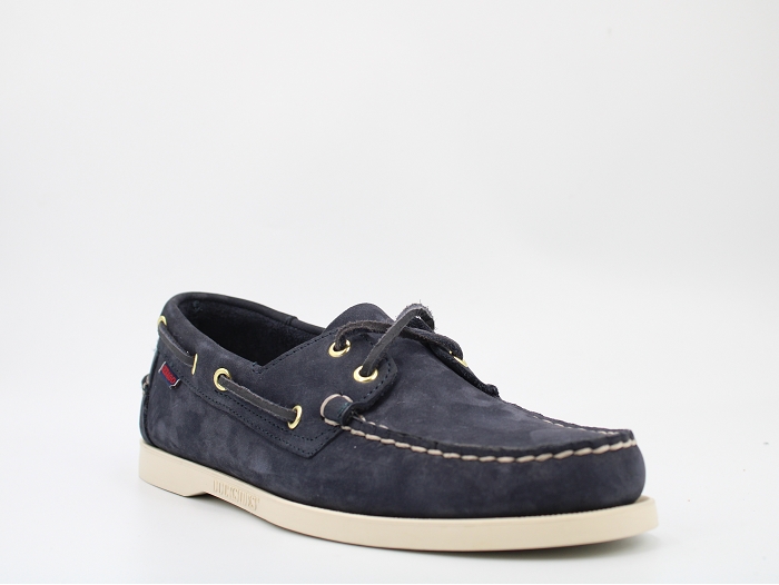 Sebago bateau docksides nubuck bleu2336202_2