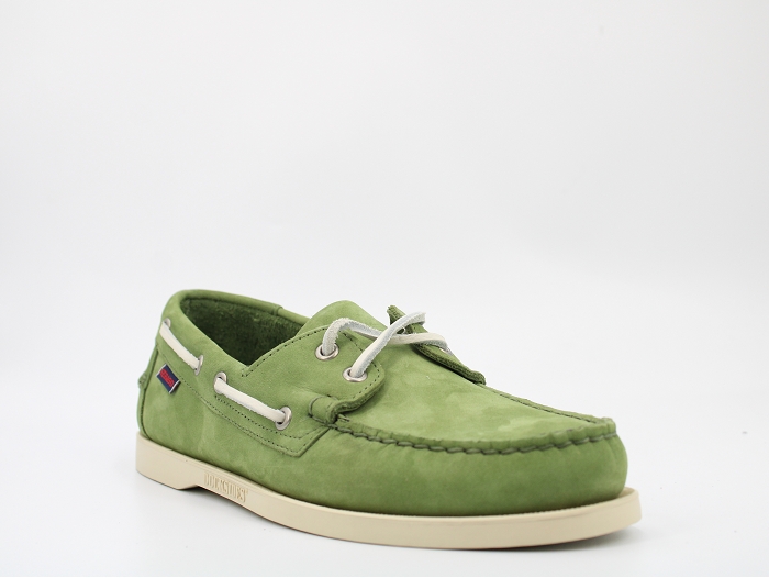 Sebago bateau docksides nubuck vert2336203_2