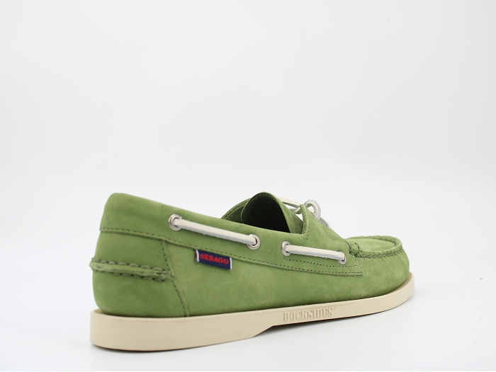 Sebago bateau docksides nubuck vert2336203_4