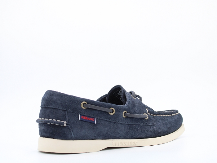 Sebago bateau docksides portland bleu2336702_4