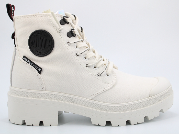 Palladium botte et bottine pallabase metro blanc