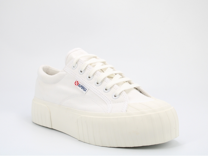 Superga sneakers 2631 stripe platform blanc2342101_2