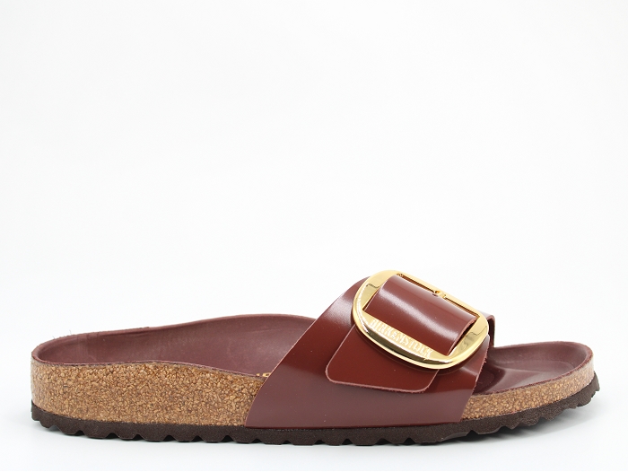 Birkenstock mule madrid big buckle marron