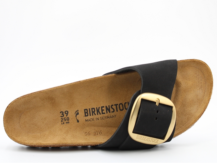 Birkenstock mule madrid big buckle w noir2359804_6