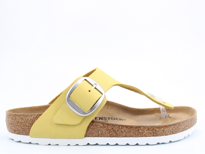 Birkenstock mule gizeh big buckle w jaune