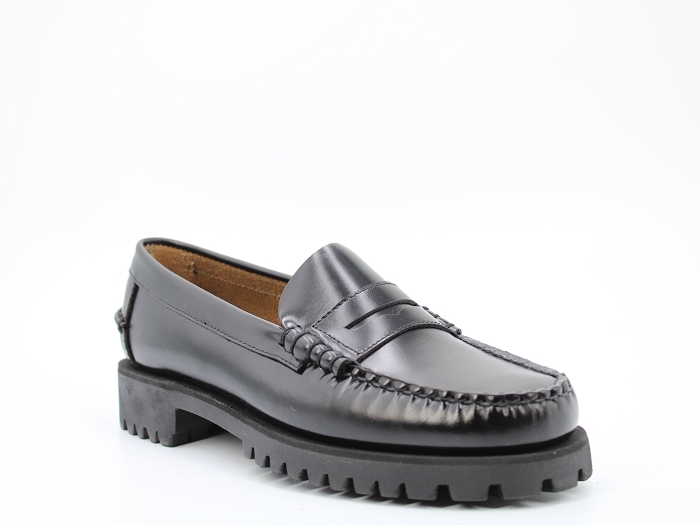 Sebago mocassin dan lug woman noir2366601_2